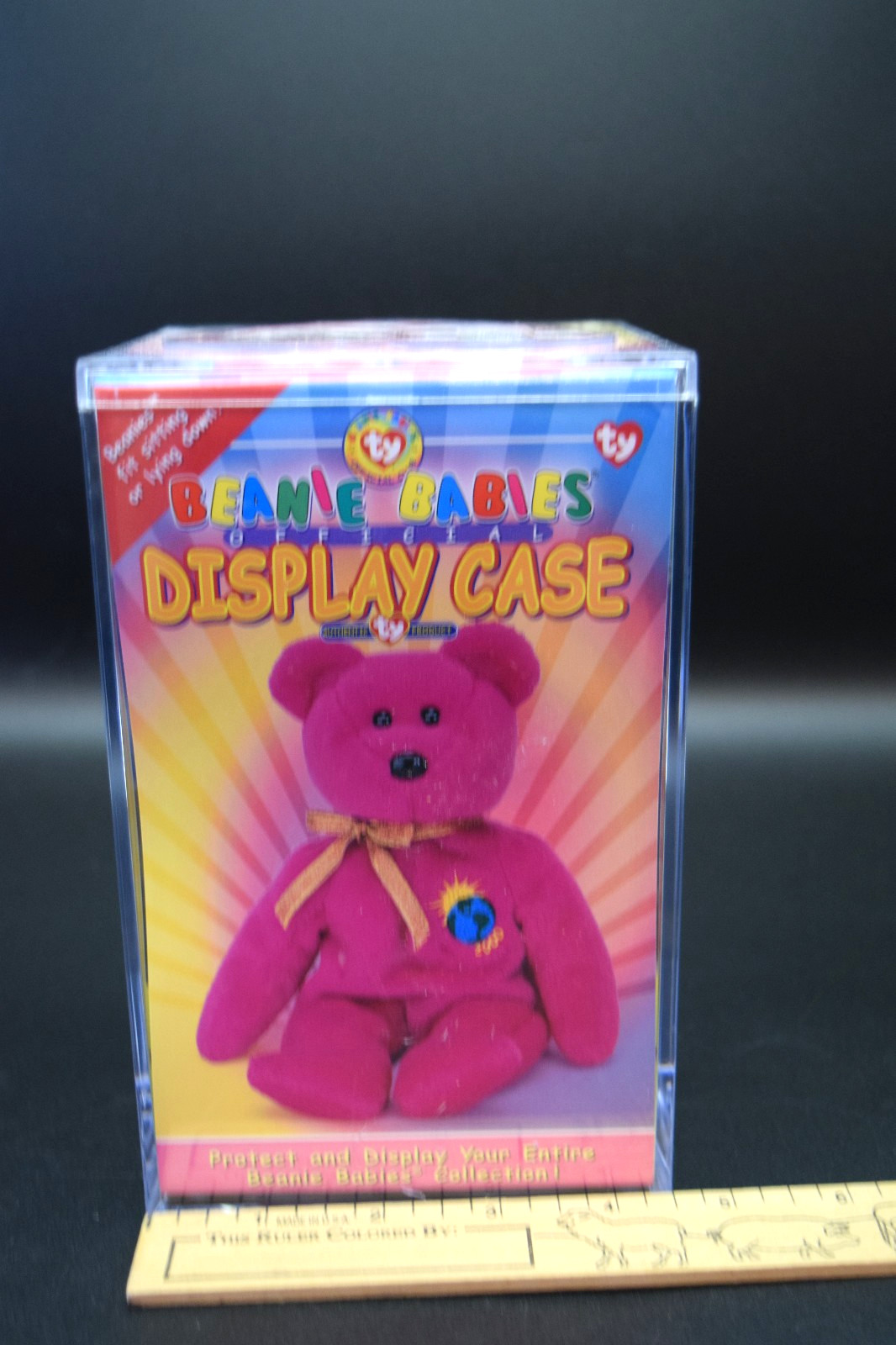 Original TY Beanie Baby Acrylic Plastic Display Case 7x4.5 x4.5" w Insert CHOOSE