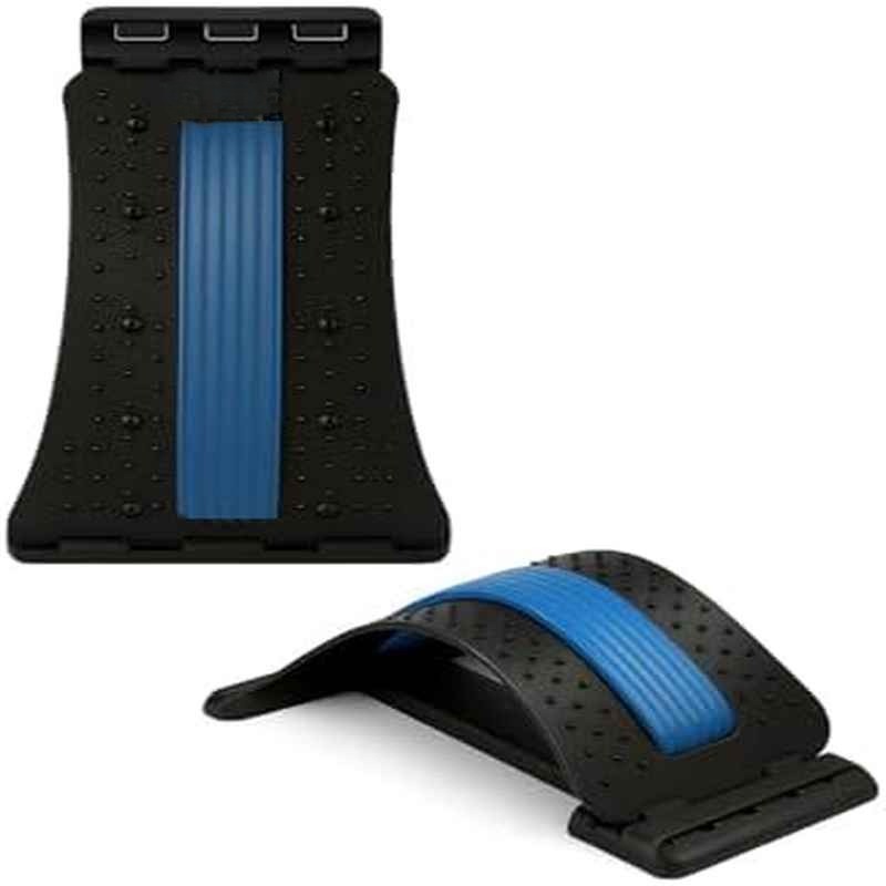 3-Level Adjustable Back Stretcher with Cracking Massager - Support Device