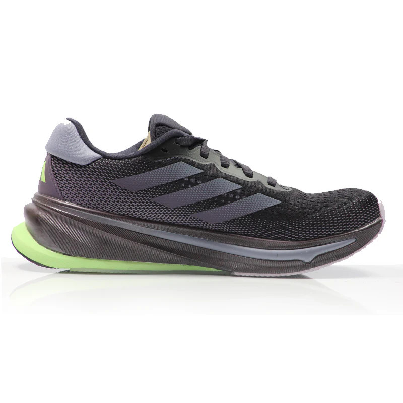 Women's Adidas Supernova Rise, Aurora Black/Shadow Violet/Grey , 6 B Medium US