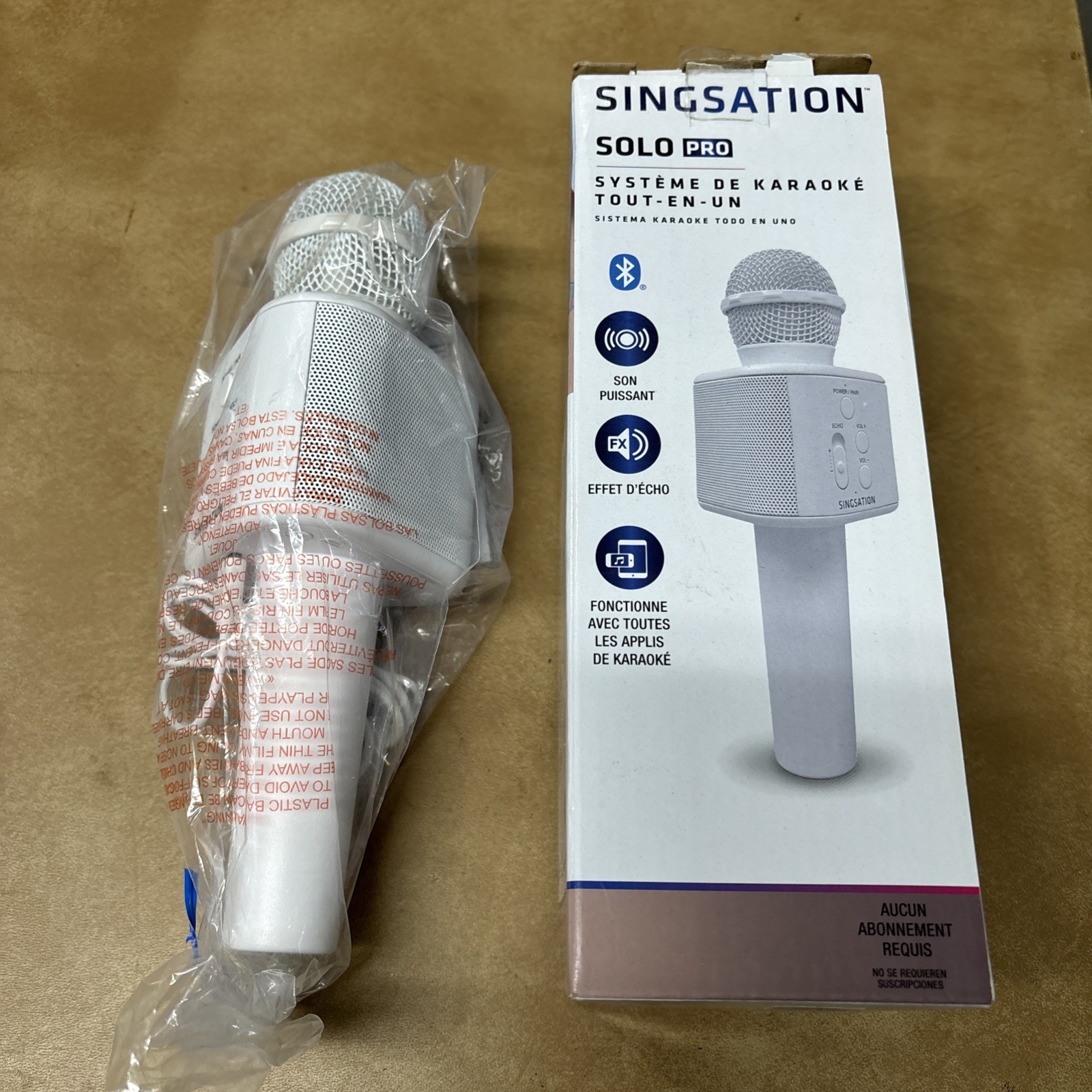 Singsation Solo-Pro All-In-One Karaoke Microphone - NEW