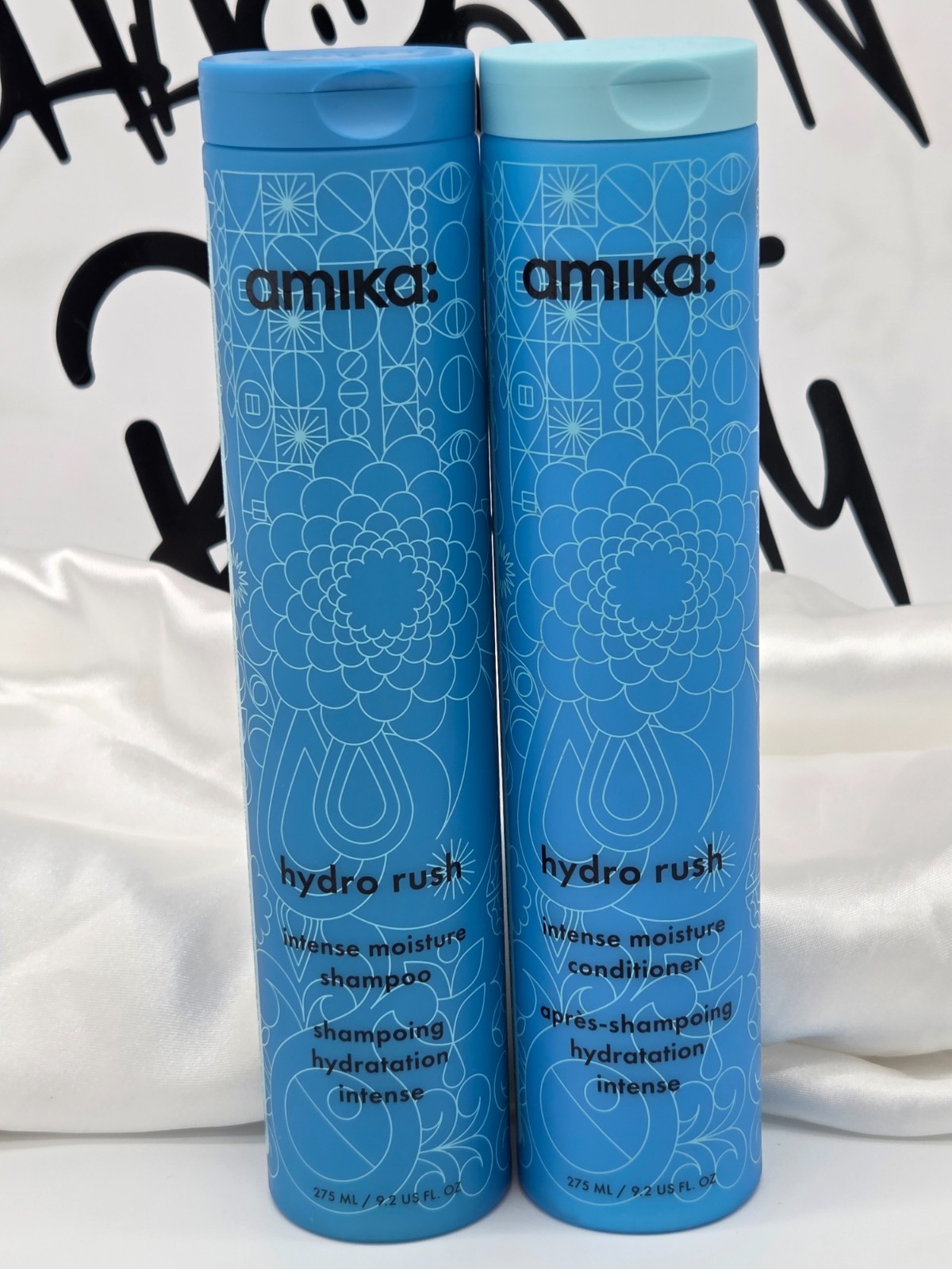 Amika Hydro Rush Shampoo & Conditioner Duo - 9.2 Fl. Oz - Intense Moisturizing
