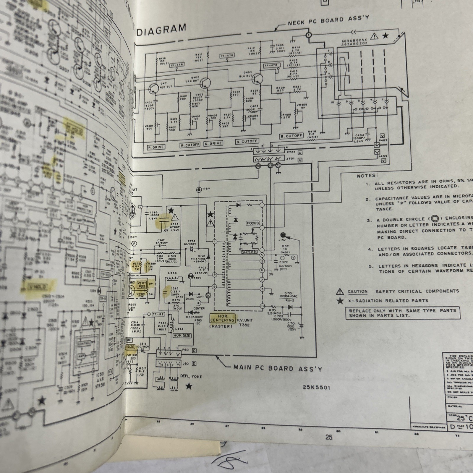 Original quarterback leland Set With Schematics arcade video game manual