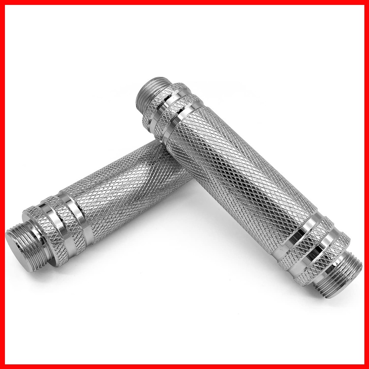 Knurled Female Thread Steel Handles Pair For Northdeer -