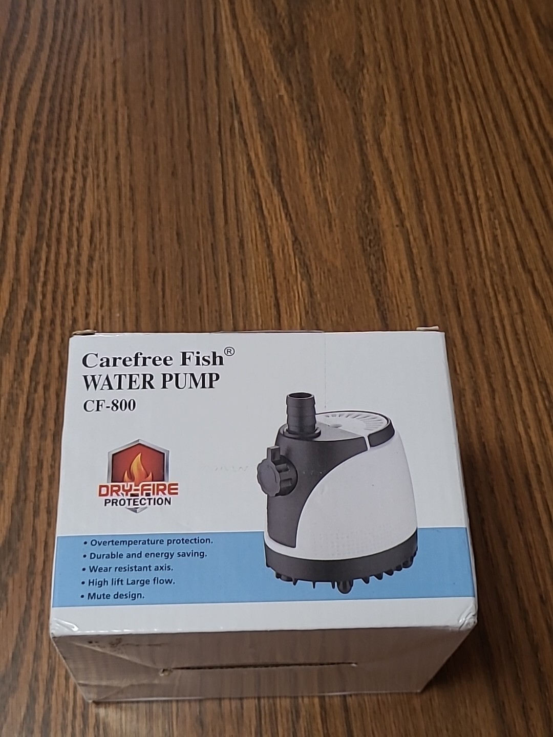 Carefree Fish Water Pump CF-800 Dry-Free Protection