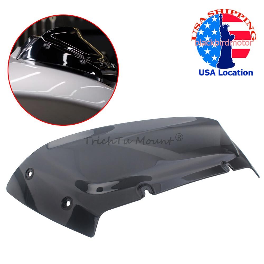 6'' Wave Smoke Windshield Fit For Harley Touring CVO Road Glide FLTRXSE 2023 24