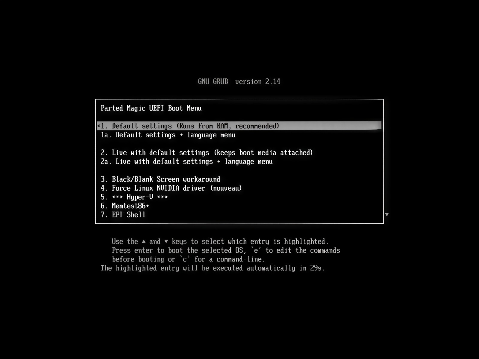 Parted Magic Bootable DVD/USB