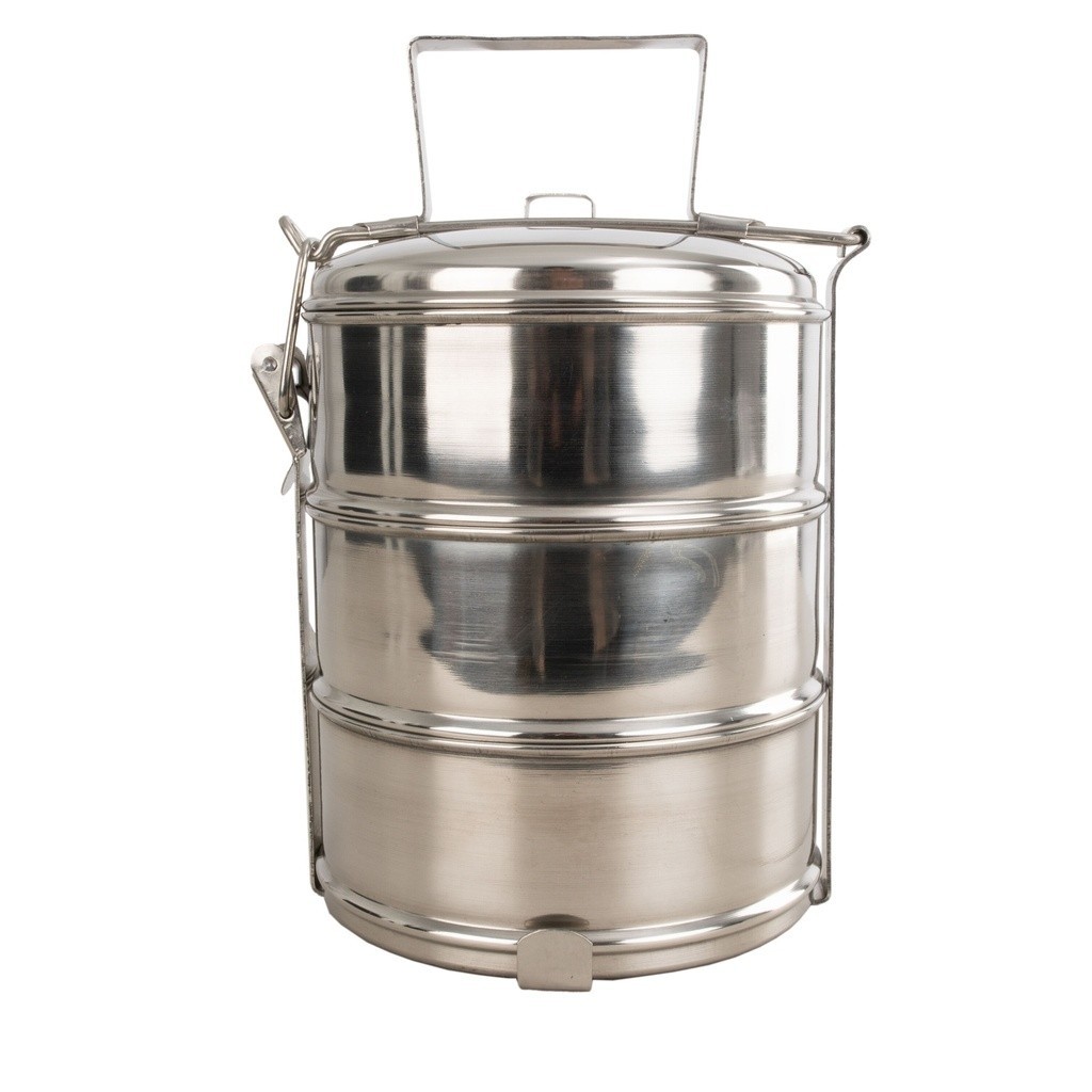 Czech Army Bushcraft Camping Cooker Military Stainless 3 Parts Mess Kit Cookware