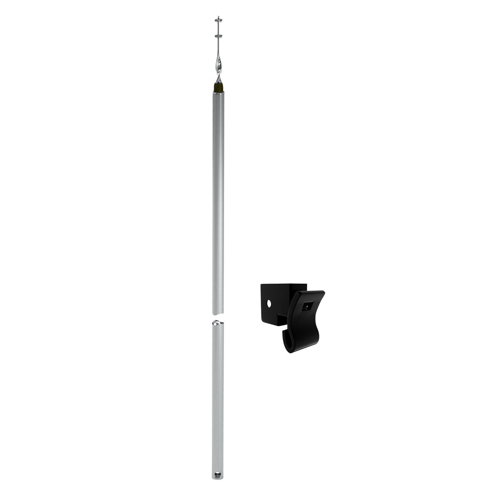 Brixwell Non-Tilt Tube Balance,24" Tube,Black Bearing with 75-500a Bracket