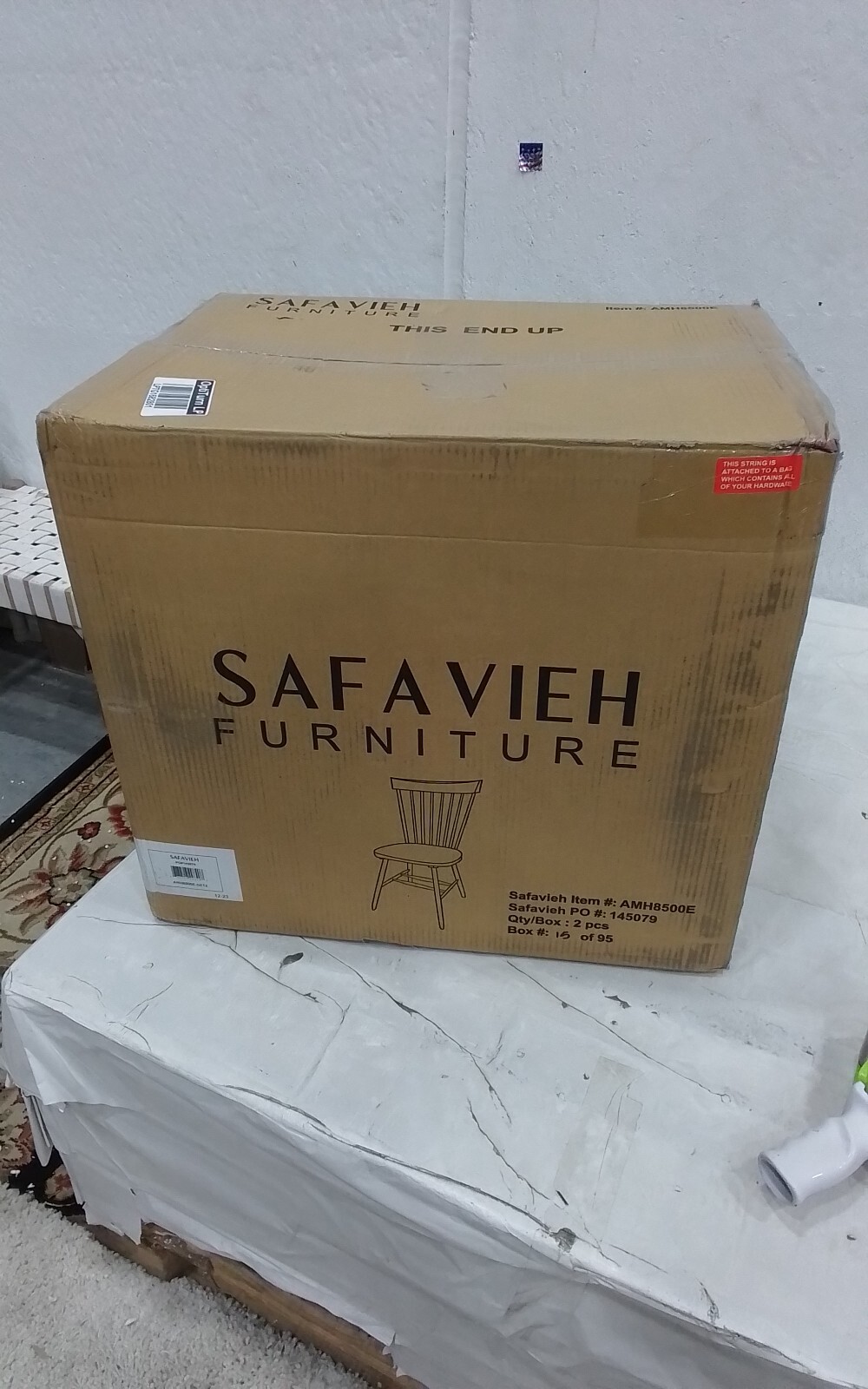 Safavieh PARKER SPINDEL SIDE CHAIR, Reduced Price 2172751363 AMH8500E