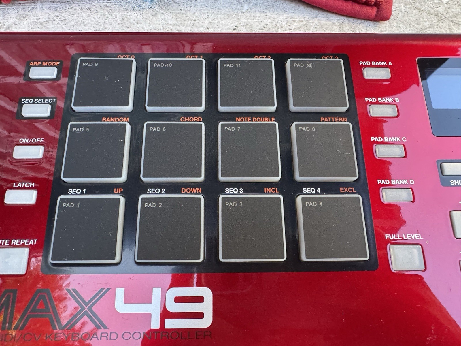 Akai Professional MAX49 USB/MIDI/CV Keyboard Controller with Touch Faders