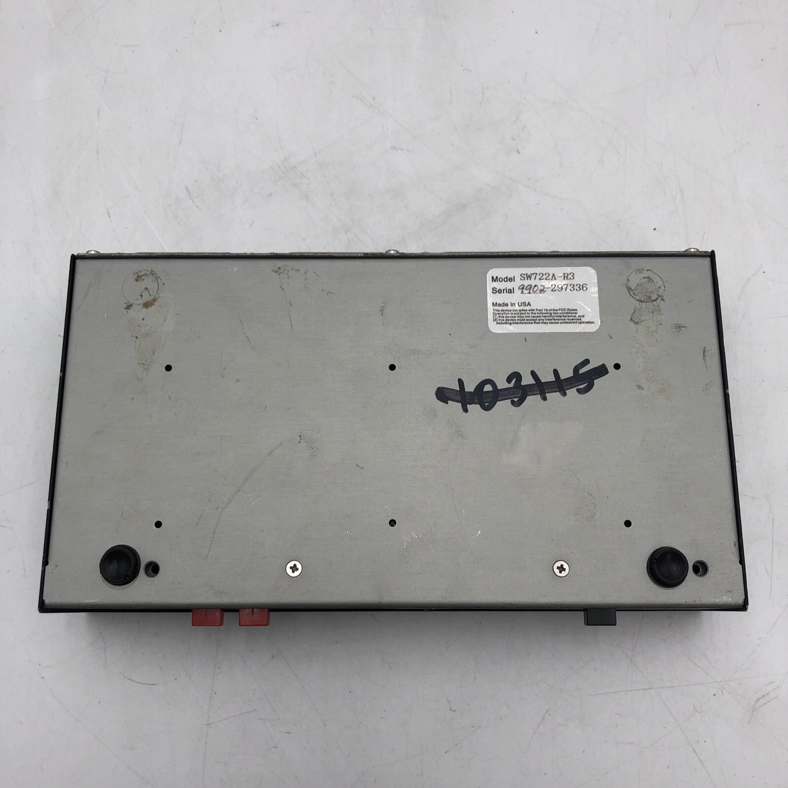 USED BLACK BOX SW722A-R3 SERVSWITCH KVM SECURE SWITCH UNTESTED READ