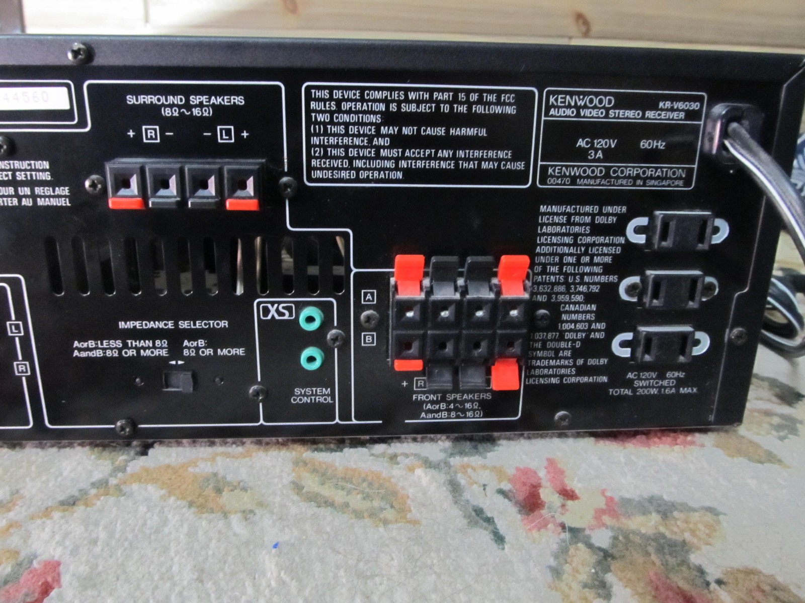 KENWOOD KR-V6030 Stereo Receiver With Remote Bundle Tested!