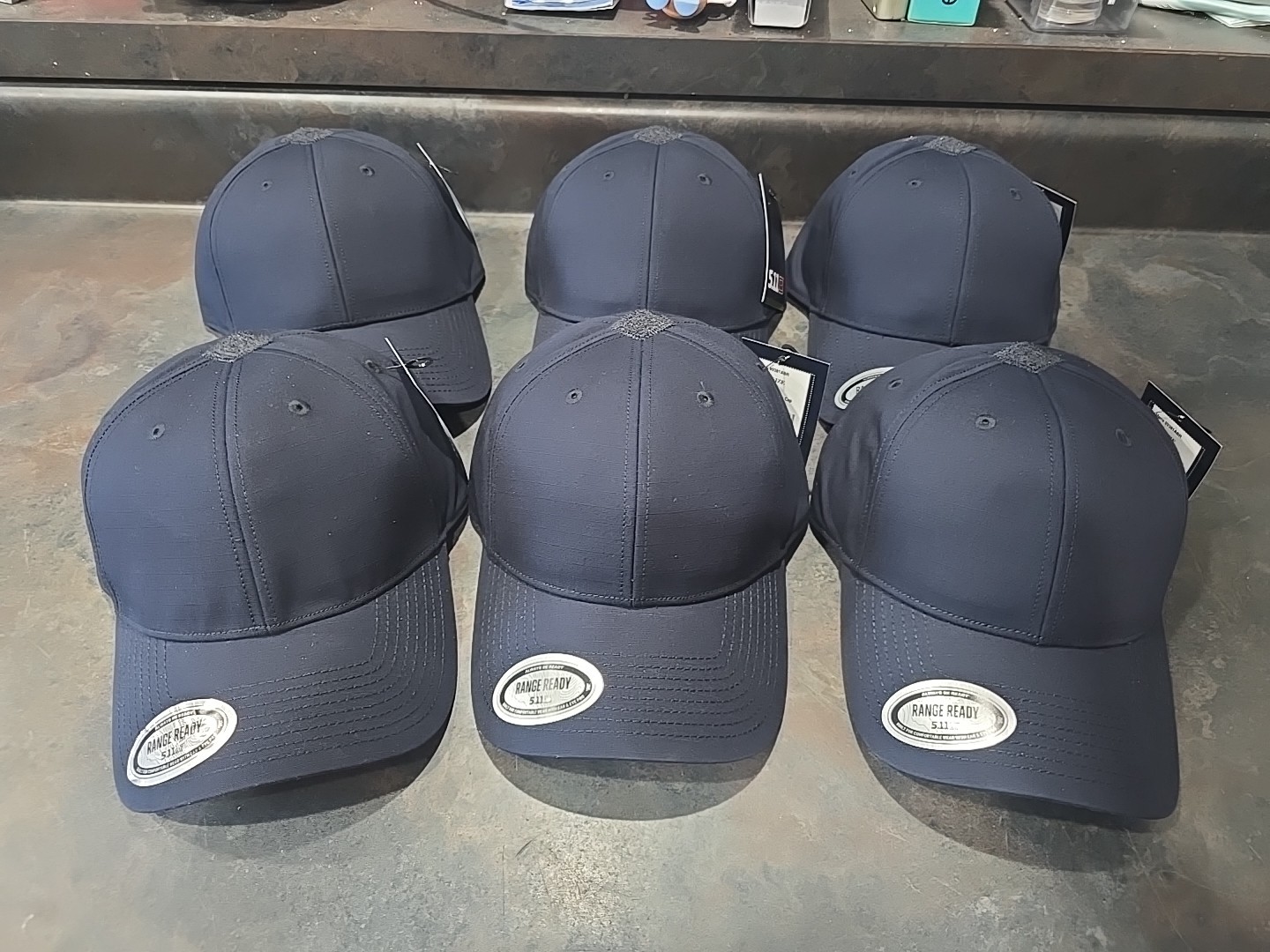 5.11 Tactical Blank Solid Navy Adjustable Baseball Cap Hats wholesale lot 6pcs