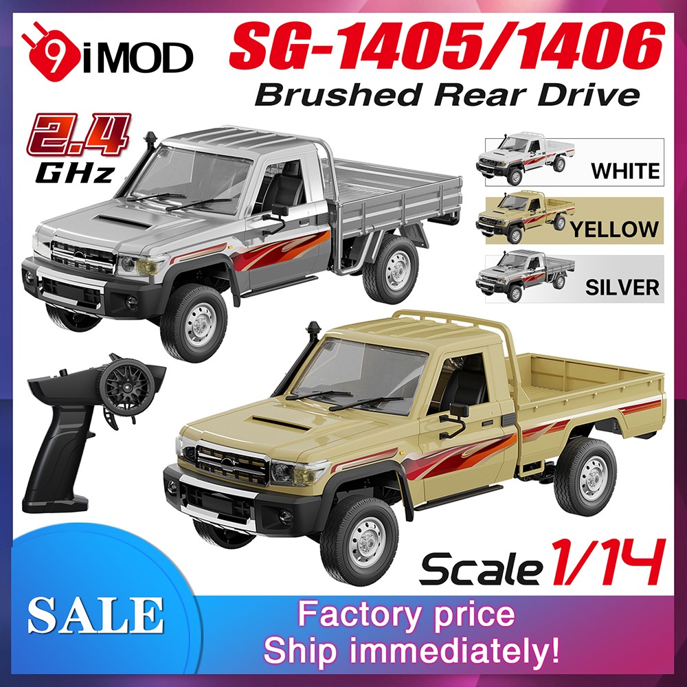 9IMOD SG-1405/1406 RC Pickup Truck 2WD 1:14 All Terrain Remote Control Vehicle