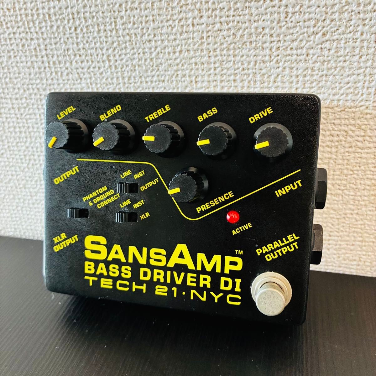 Tech 21 SansAmp Bass Driver DI Bass Effect Pedal  Bass Guitar Analog