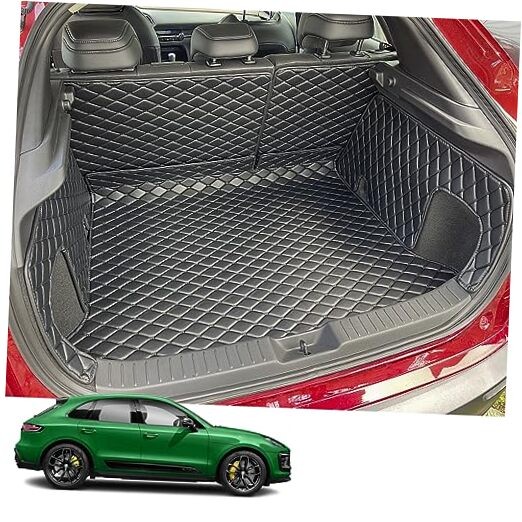 for 2015-2026 Porsche Macan (Gas Model) Trunk Mat and Rear Backrest Mat Cargo