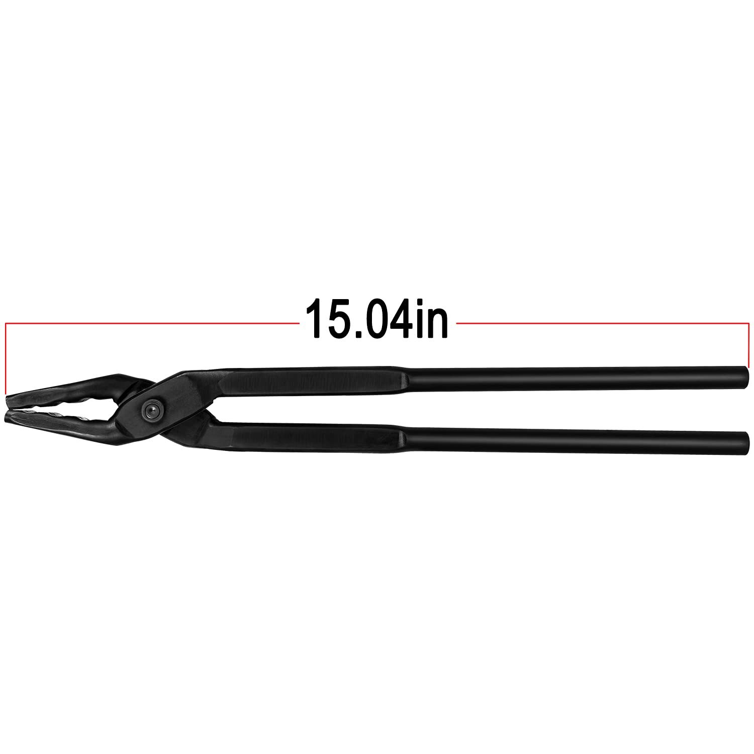 Blacksmith Tongs 15" Wolf Jaw Tongs For Knief Making Steel Tongs