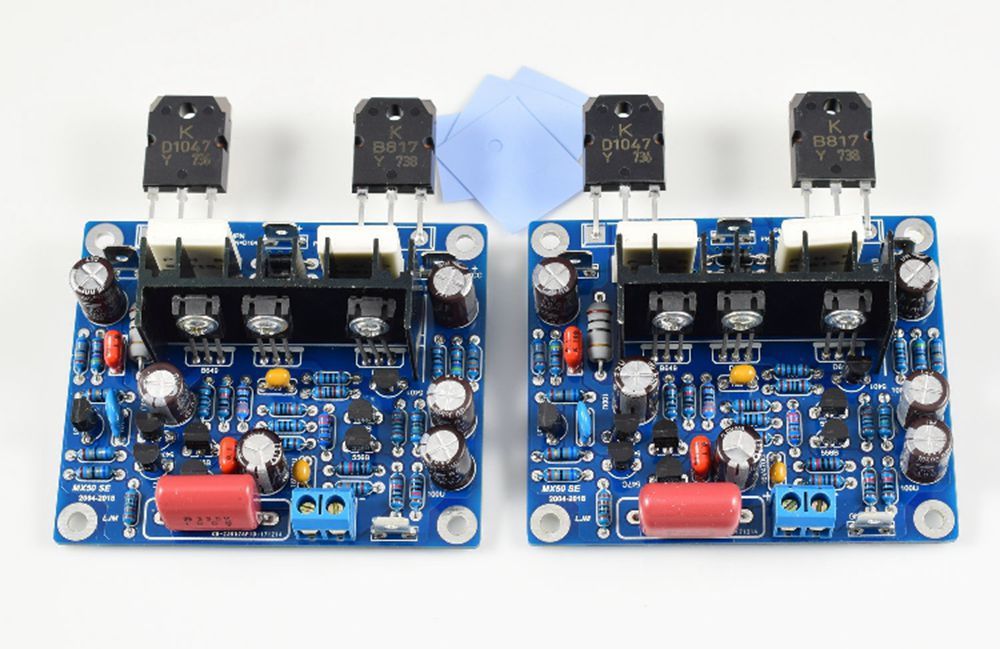 MX50 SE KEC KTB817 KTD1047 15-100W Dual Channel Class AB Kit Amplifier Board