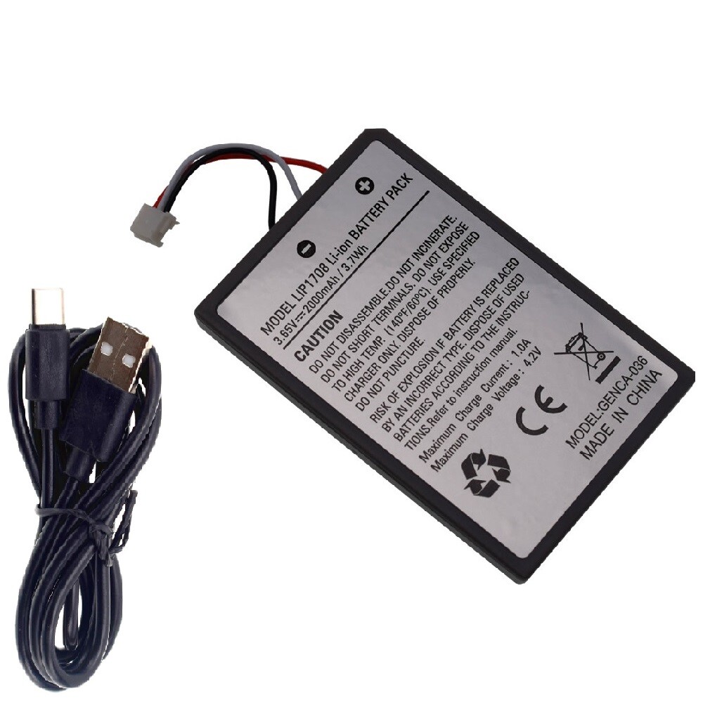 For Sony PS5 controller Battery + USB Charge Cable 2000mAh Replace Battery 3.7V