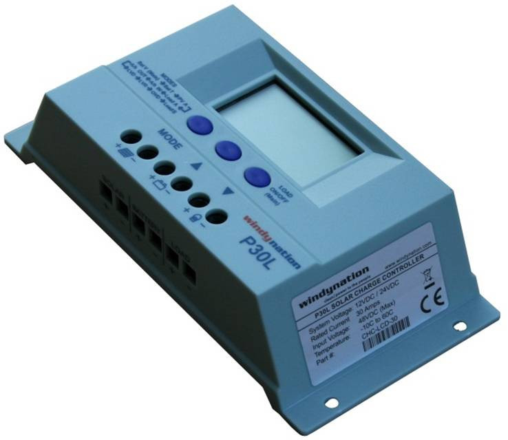 P30L LCD 30A Solar Panel Regulator Charge Controller 12V 24V 390W 780W