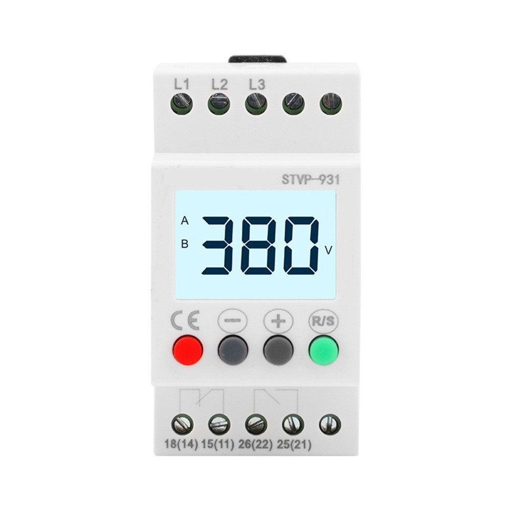 Advanced Voltage Protector for 3 Phase 380VAC Applications with for custom
