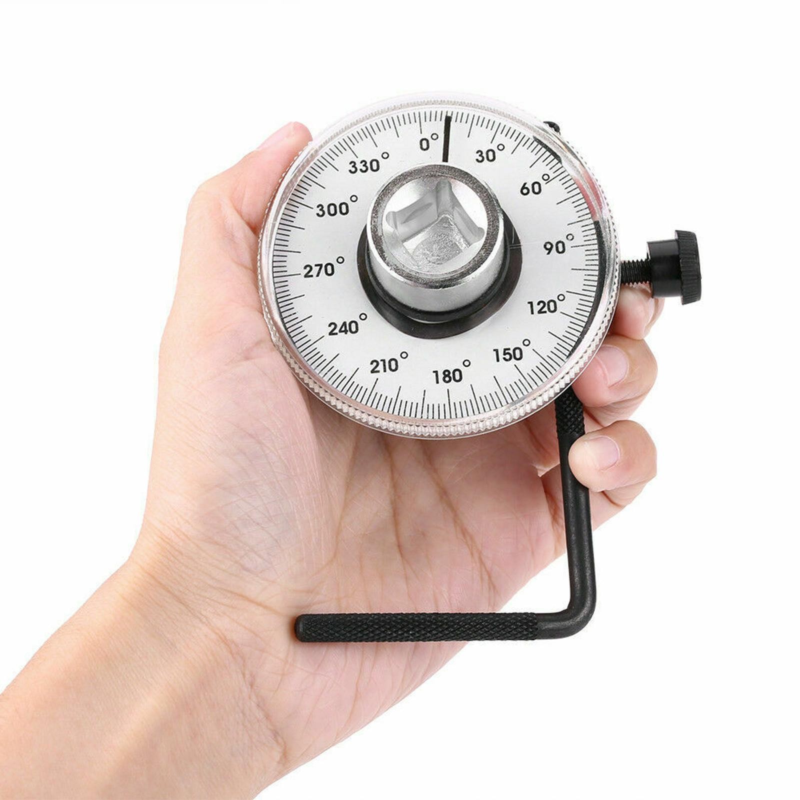 Measure Tool Angle Gauge Meter Drive Torque Wrench Rotation 360 Degree 1/2" N+
