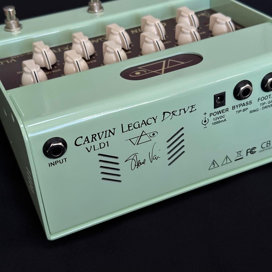 Carvin VLD1 Legacy Drive Steve Vai Signature Tube Preamp Pedal