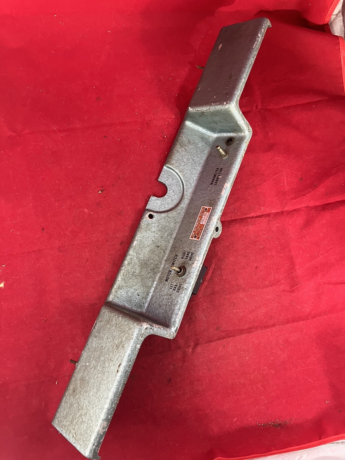 Sun Distributor Tester Machine Lower Plate With Control Switch