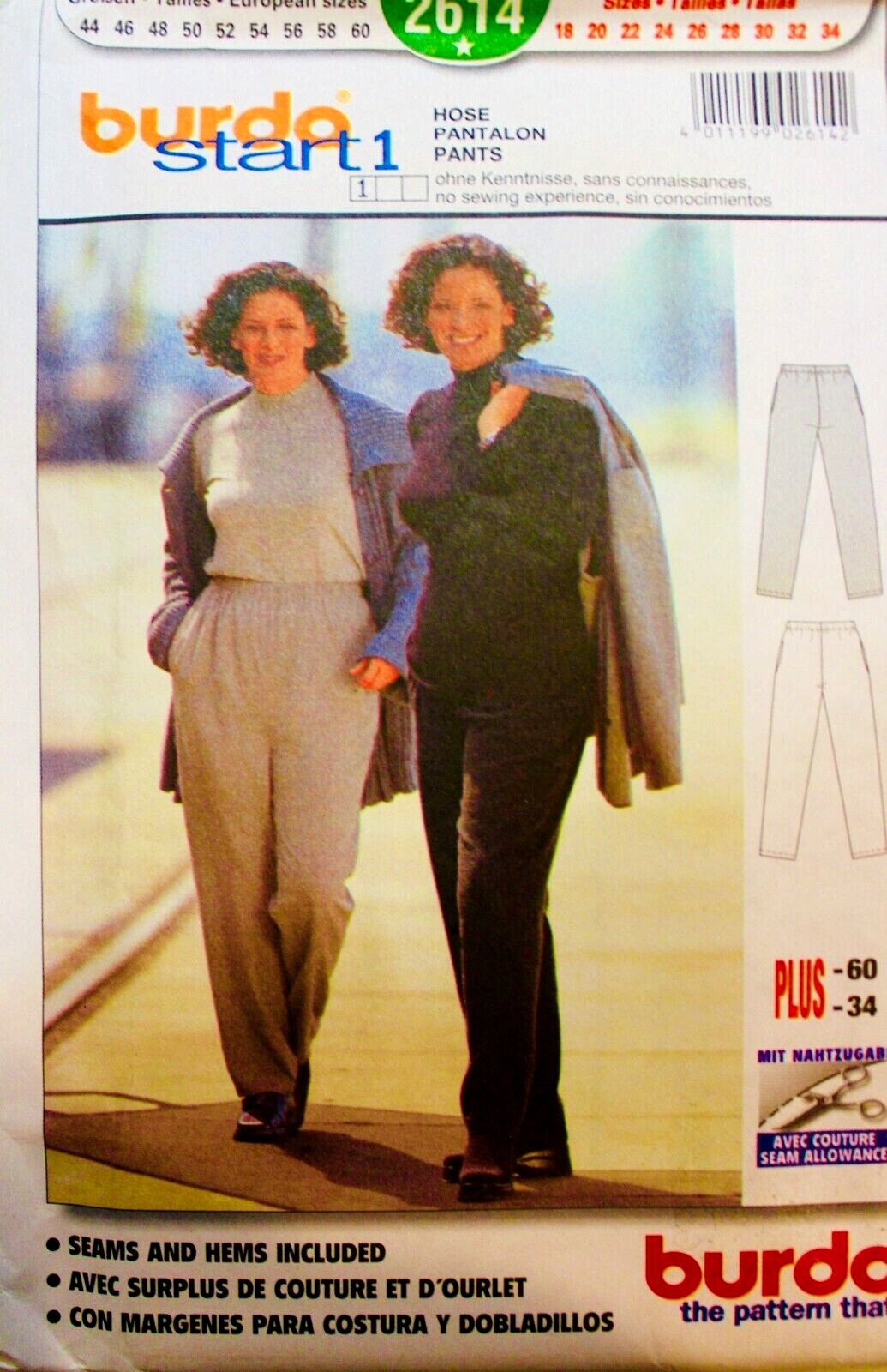 U PICK! Vtg PANTS & SKIRTS Pattern Burda or Neue Mode ~ UC