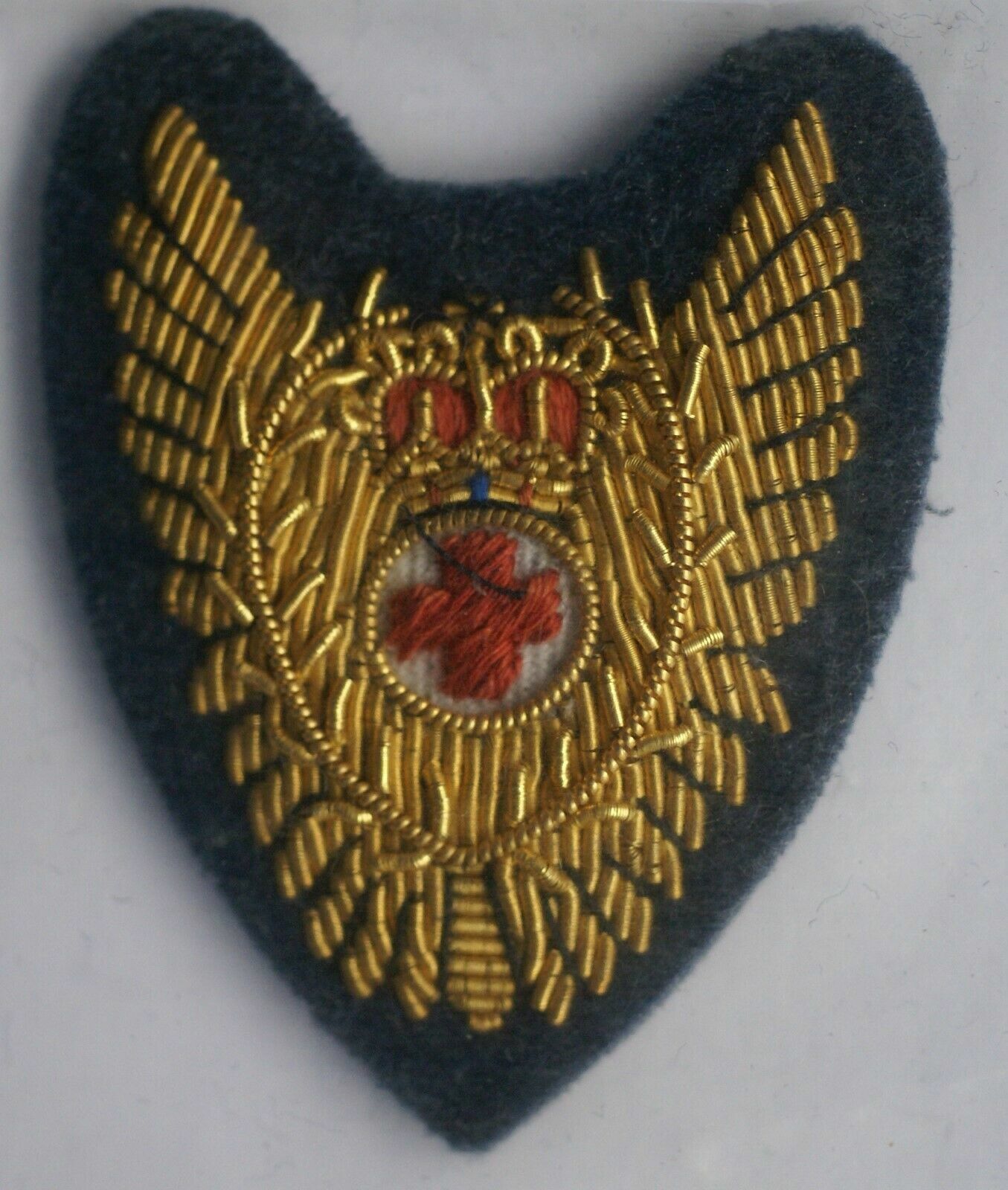 British Royal Air Force Flight Nurse bullion full dress badge