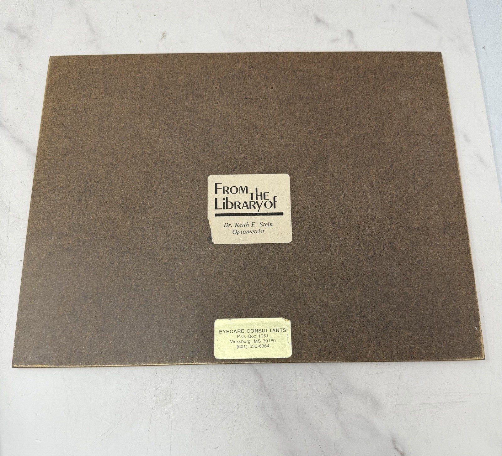 Vintage Optometry Eye Chart Board Common Refractive Errors Teaching Display