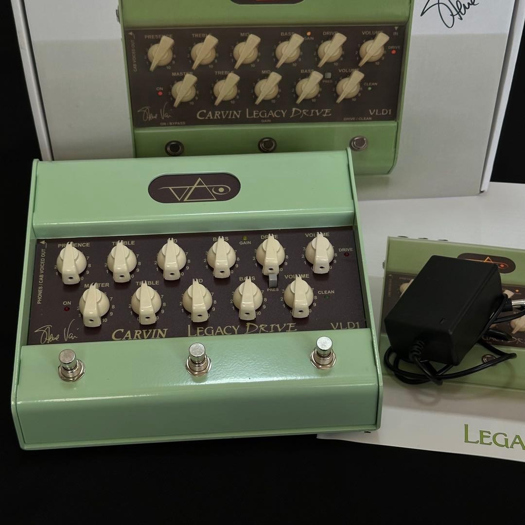 Carvin VLD1 Legacy Drive Steve Vai Signature Tube Preamp Pedal