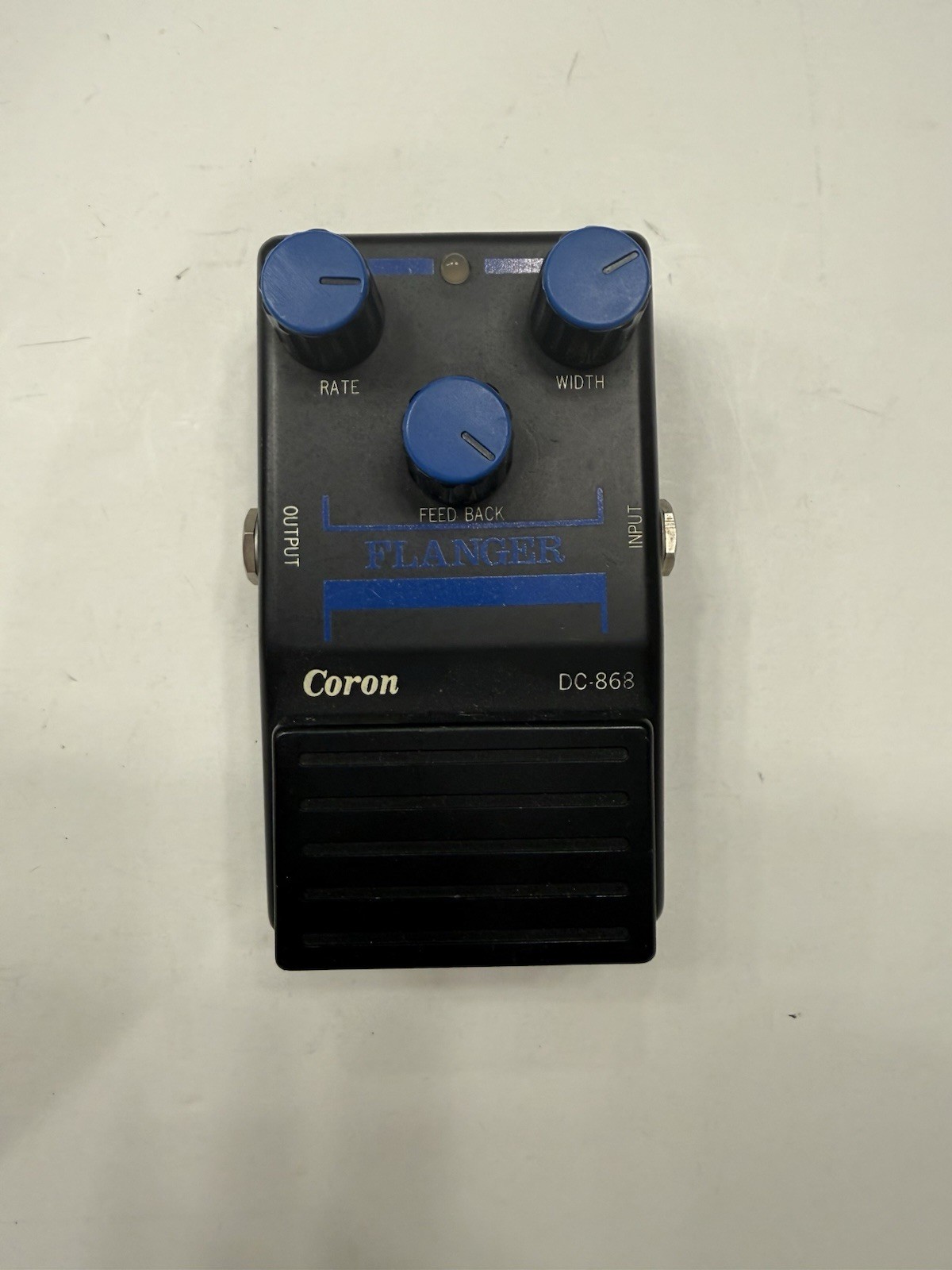 Coron DB-863 Flanger Analog 18v Rare Vintage Guitar Effect Pedal MIJ Japan