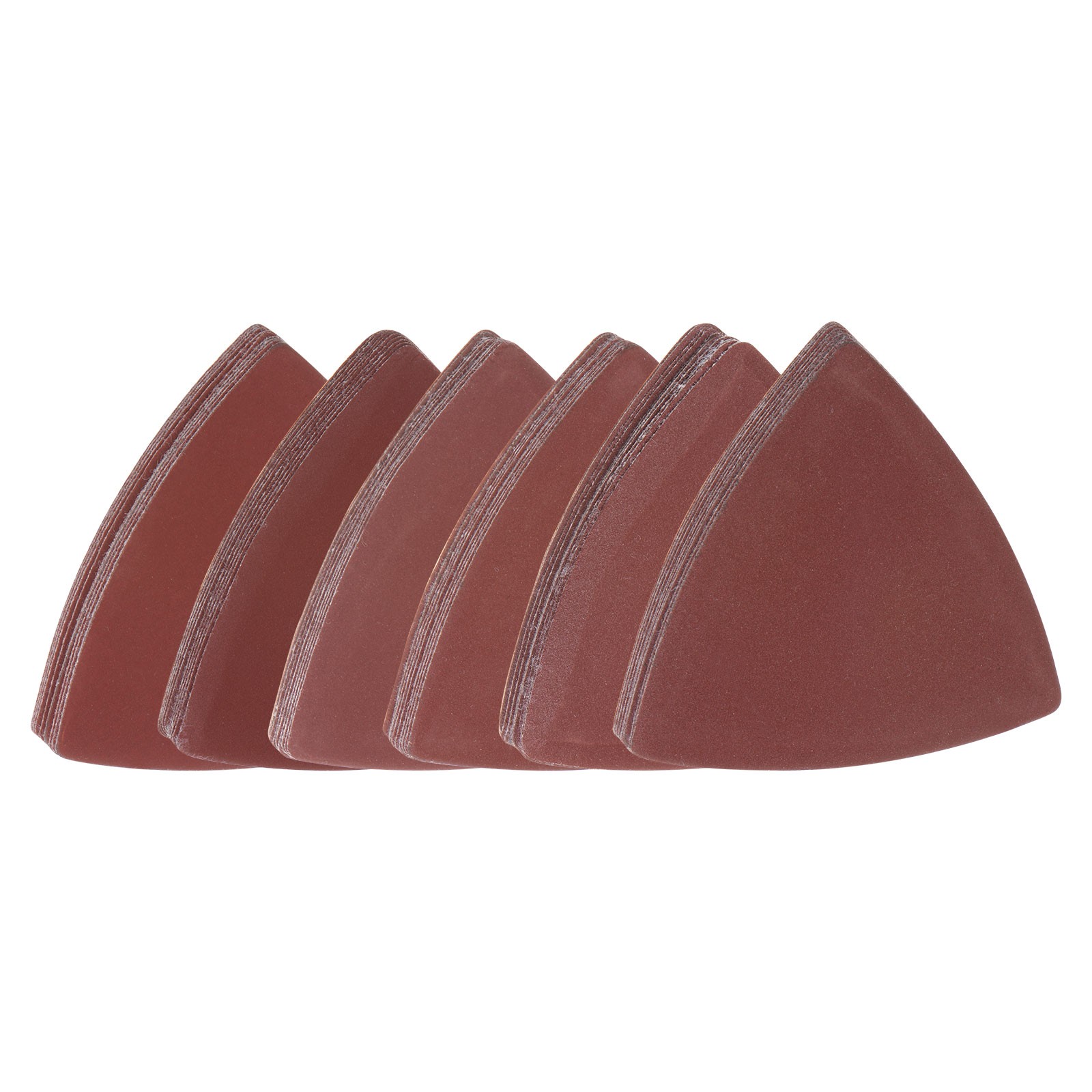 60Pcs Triangular Sandpapers 320-1200 Grits Hook & Loop Sanding Pads