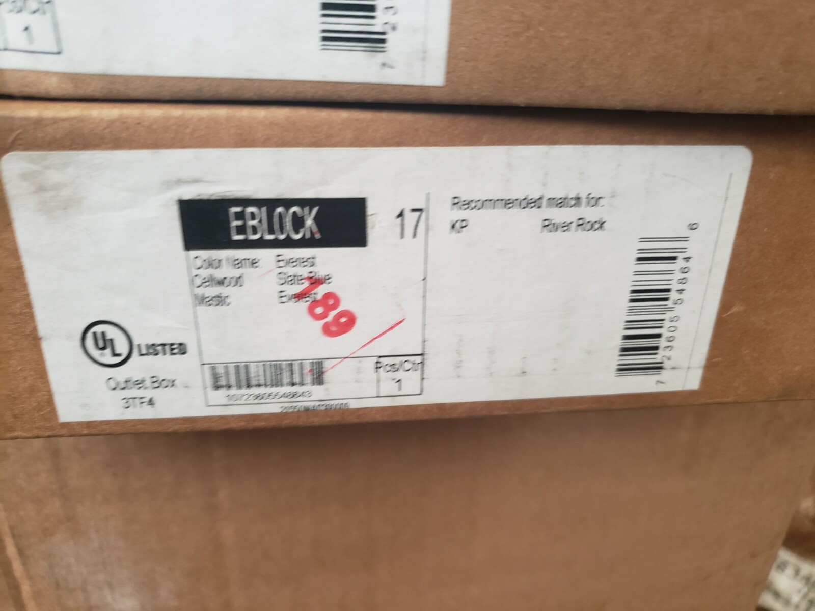 Mastic Home Exteriors EBLOCK 17 UL Electrical Mounting Block
