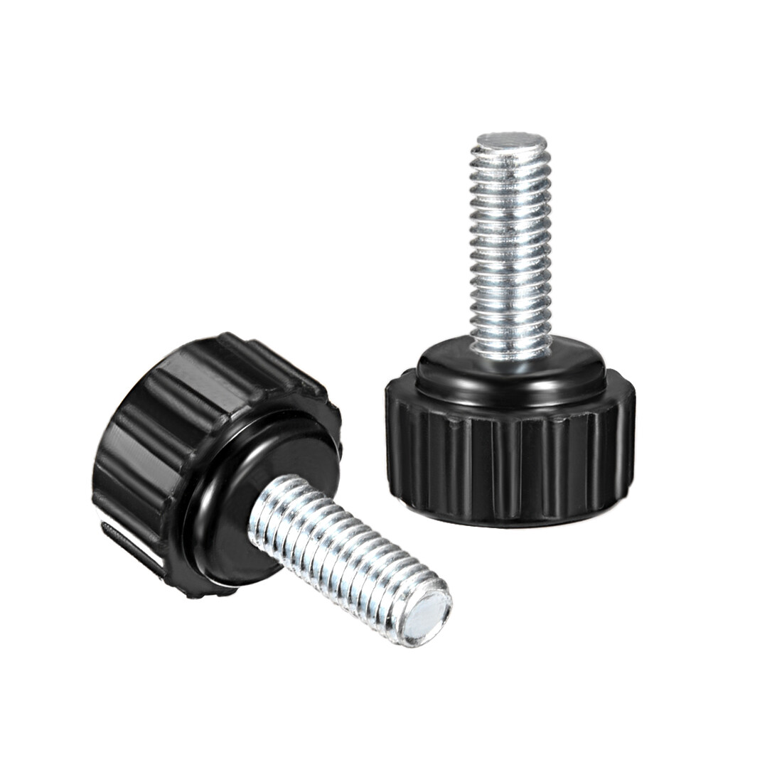 M5 x 15mm male thread knurled locking knobs 4 pcs