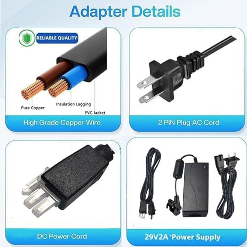 Adjustable Bed Replacement Cord - Adjustable Bed Base Power Supply Power