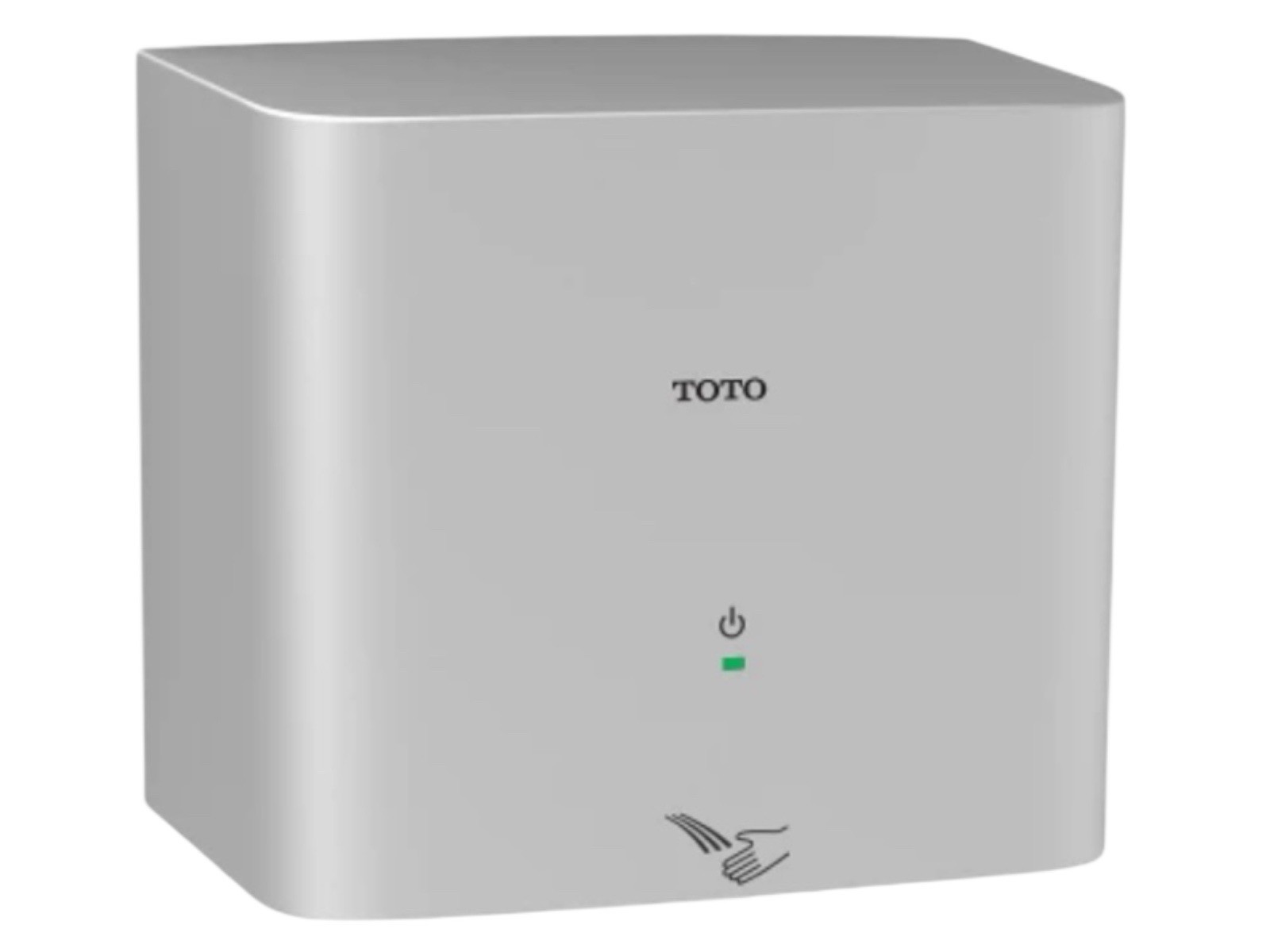 Toto Hand Dryer HDR130#SV, TOTO Clean Dry Aluminum Compact Automatic High Speed