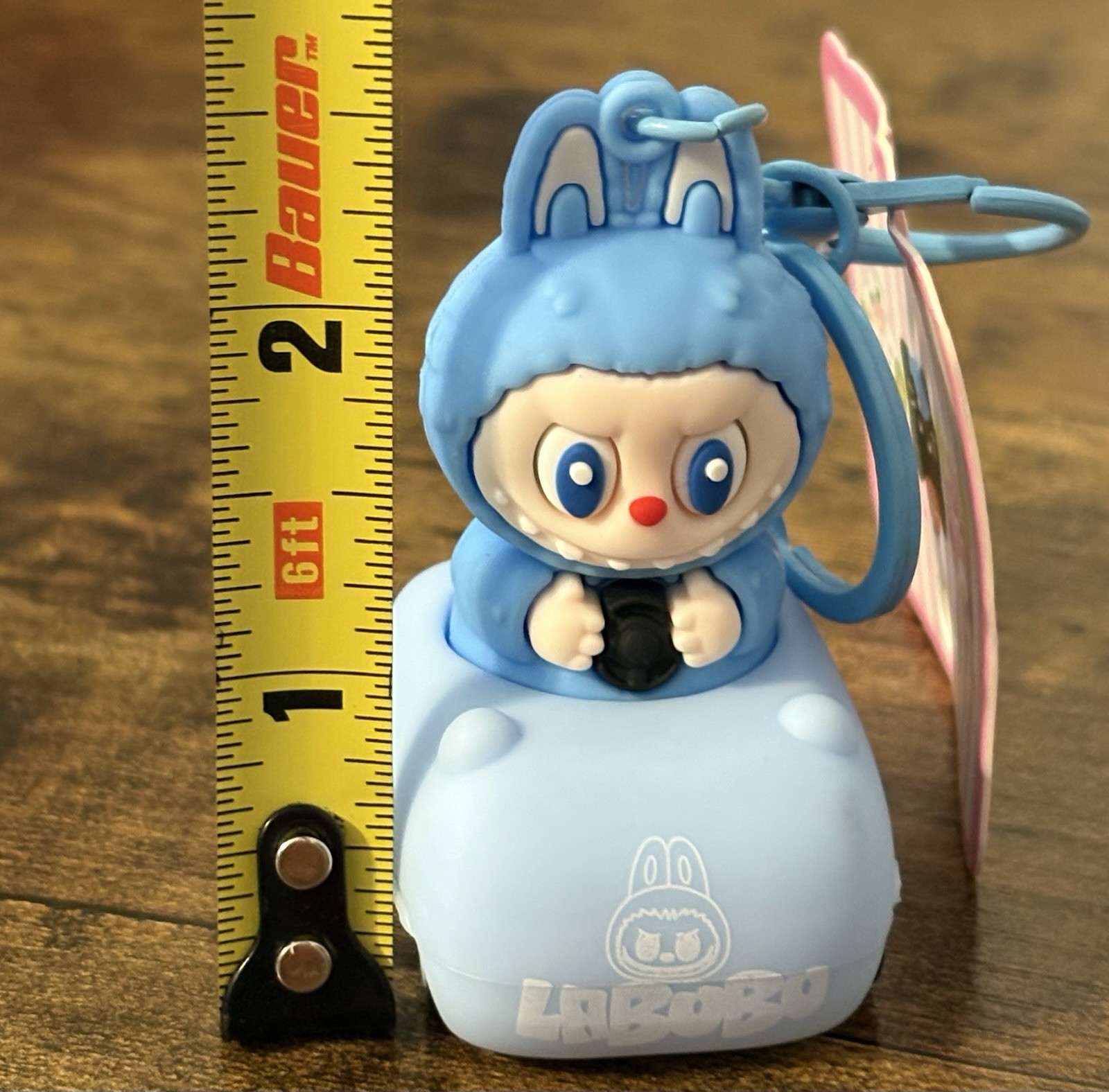 Labubu Drive Pull Back Keychain New In Package
