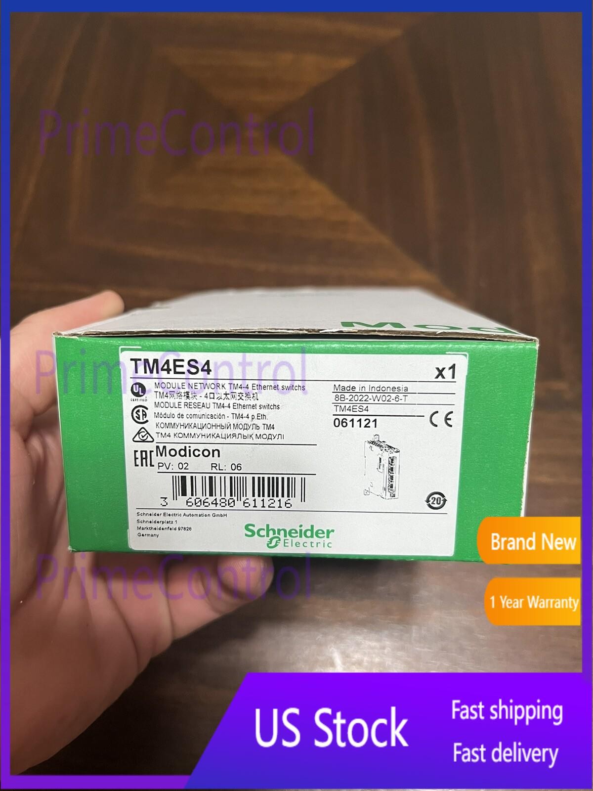 Brand New Schneider Electric TM4ES4 Modicon TM4 Ethernet Network Module