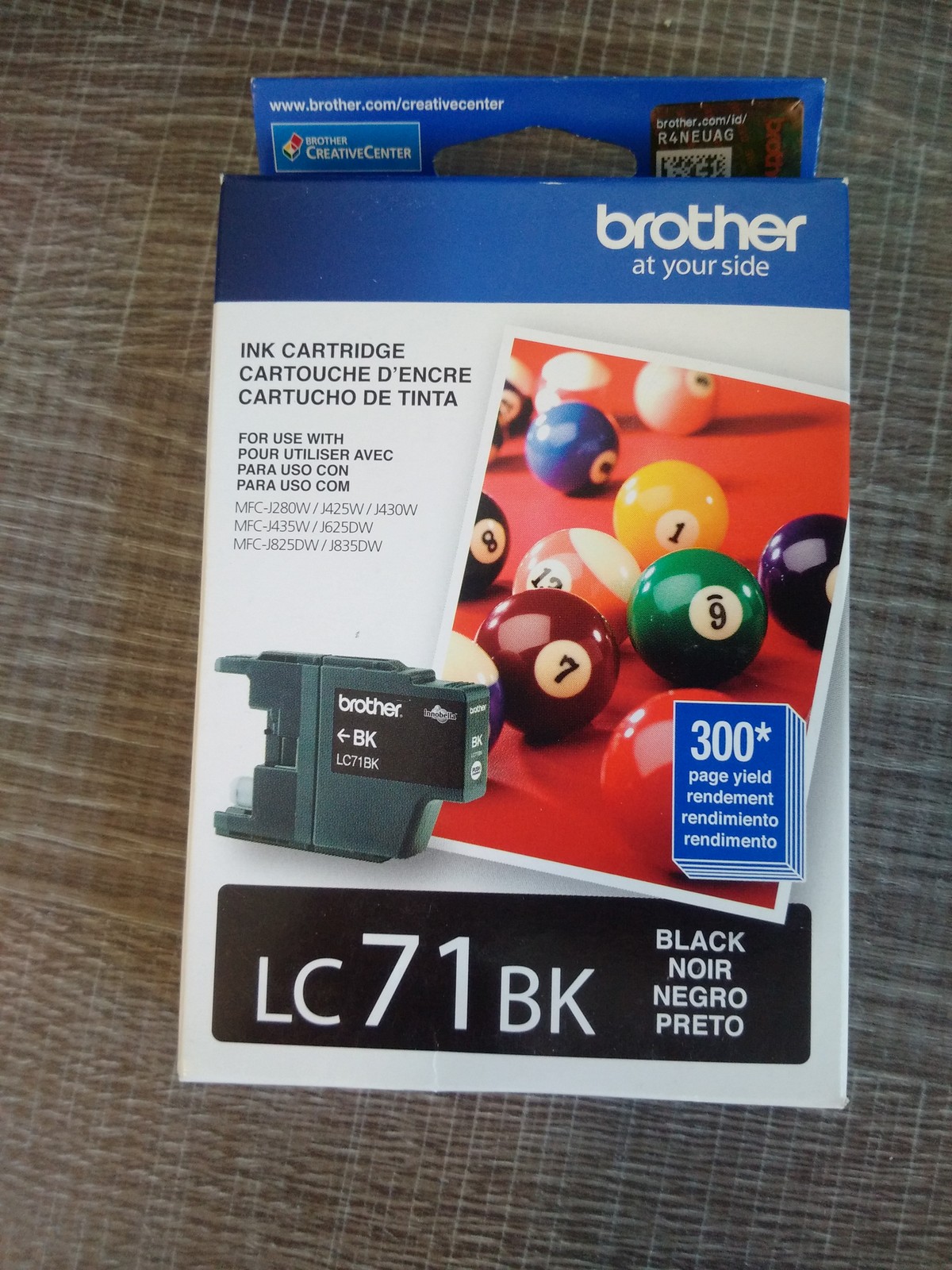 Brother LC71BK Black 300 pages NEW