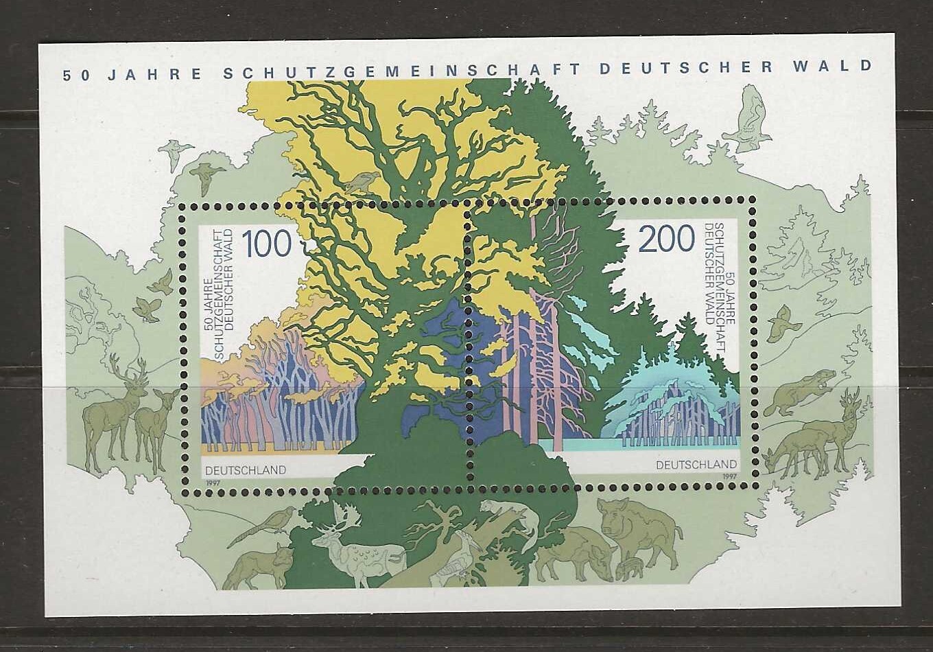 Germany 1997 forests MNH (z059)