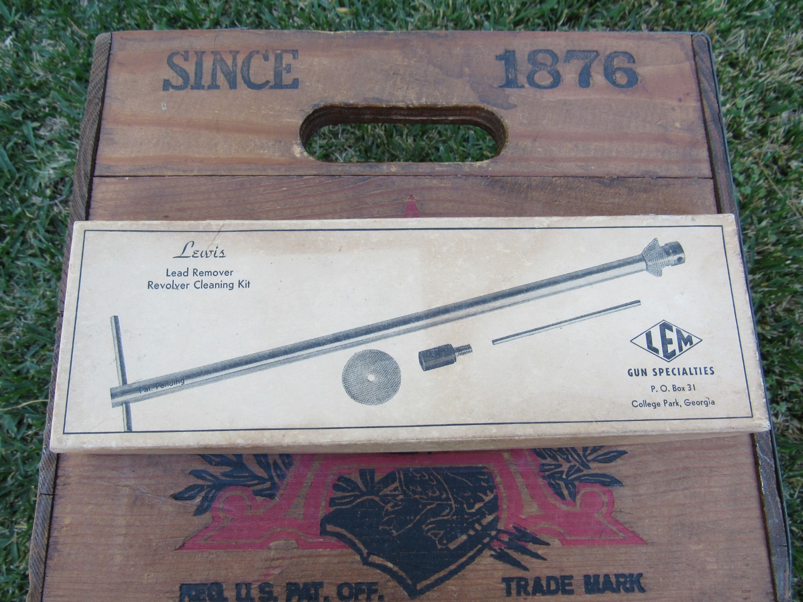 Vintage LEM Gun Specialties Lewis Lead Removal Cleaning Kit .38 Caliber Georgia