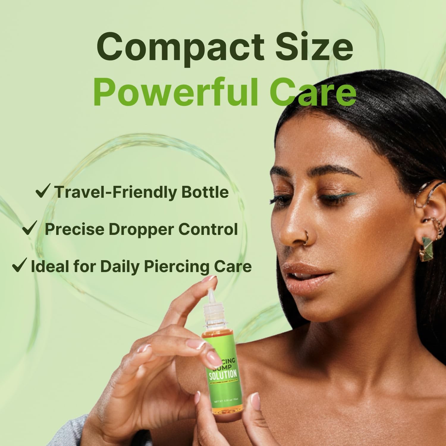 Piercing Bump Solution – Piercing Bump for Ear, Nose & Body – Soothes Keloid ...