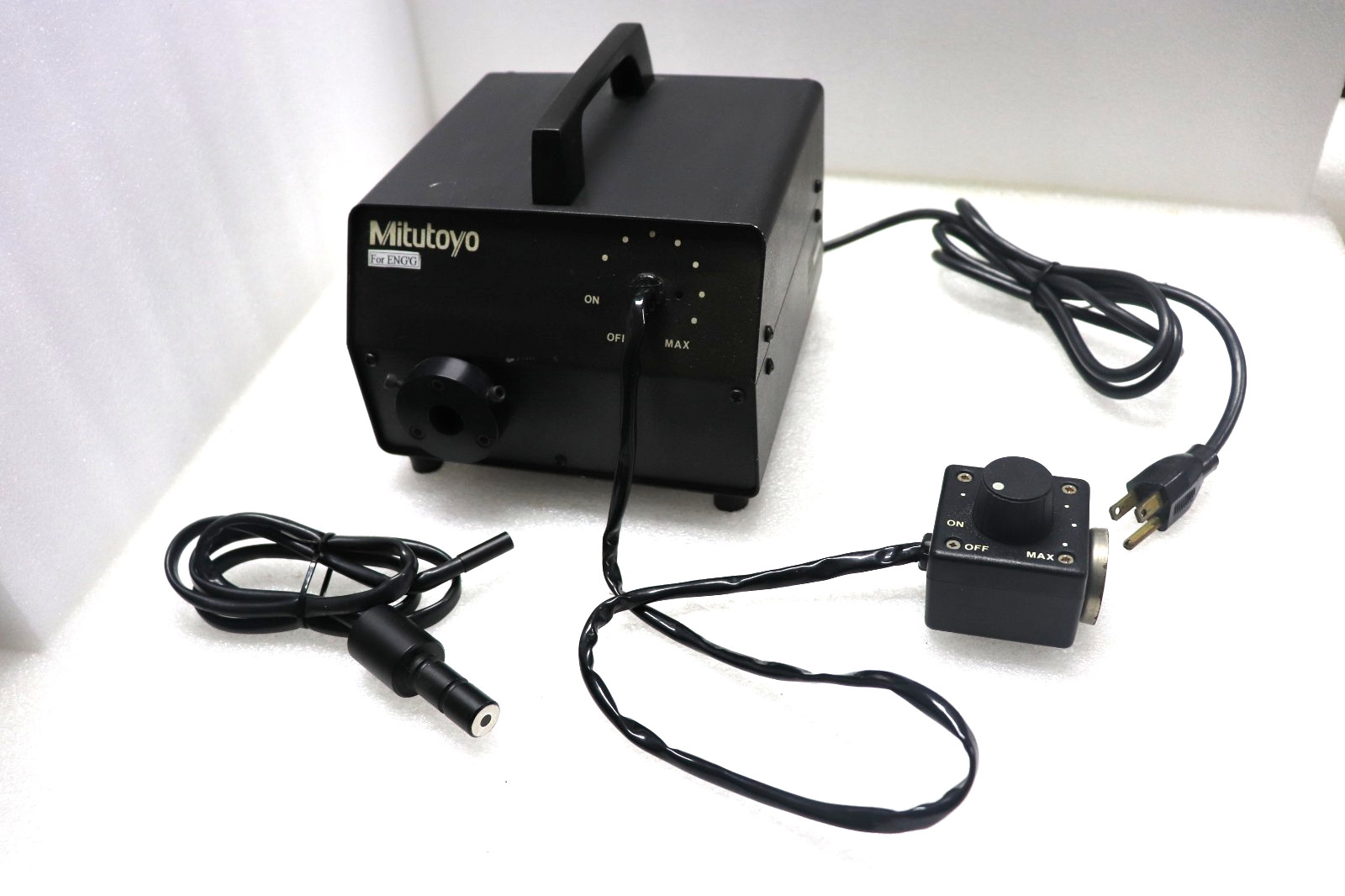 Mitutoyo 378-664 Fiber Lamp Light Source with Magnetic Controller  EXCELLENT !!