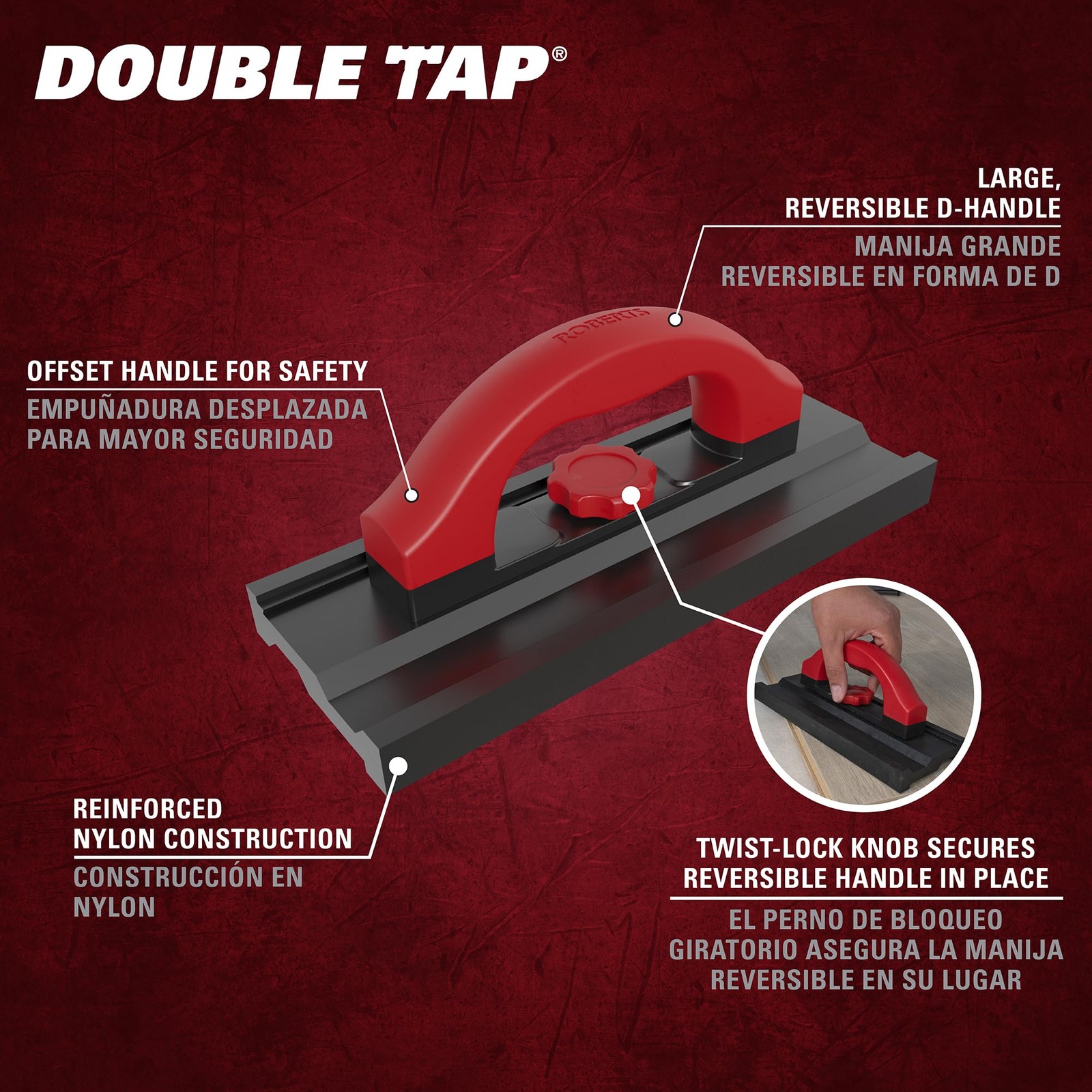 Double Tap Reversible Tapping Block
