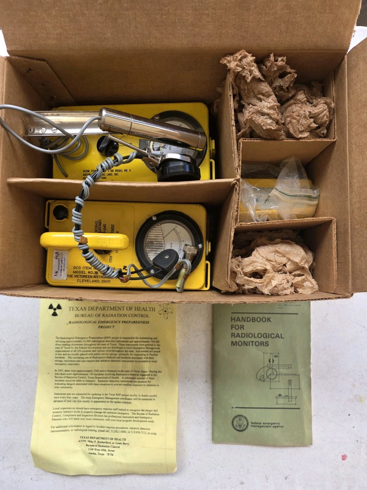 Geiger Counter CD V-777-1 Radiation Detection Set Cold War