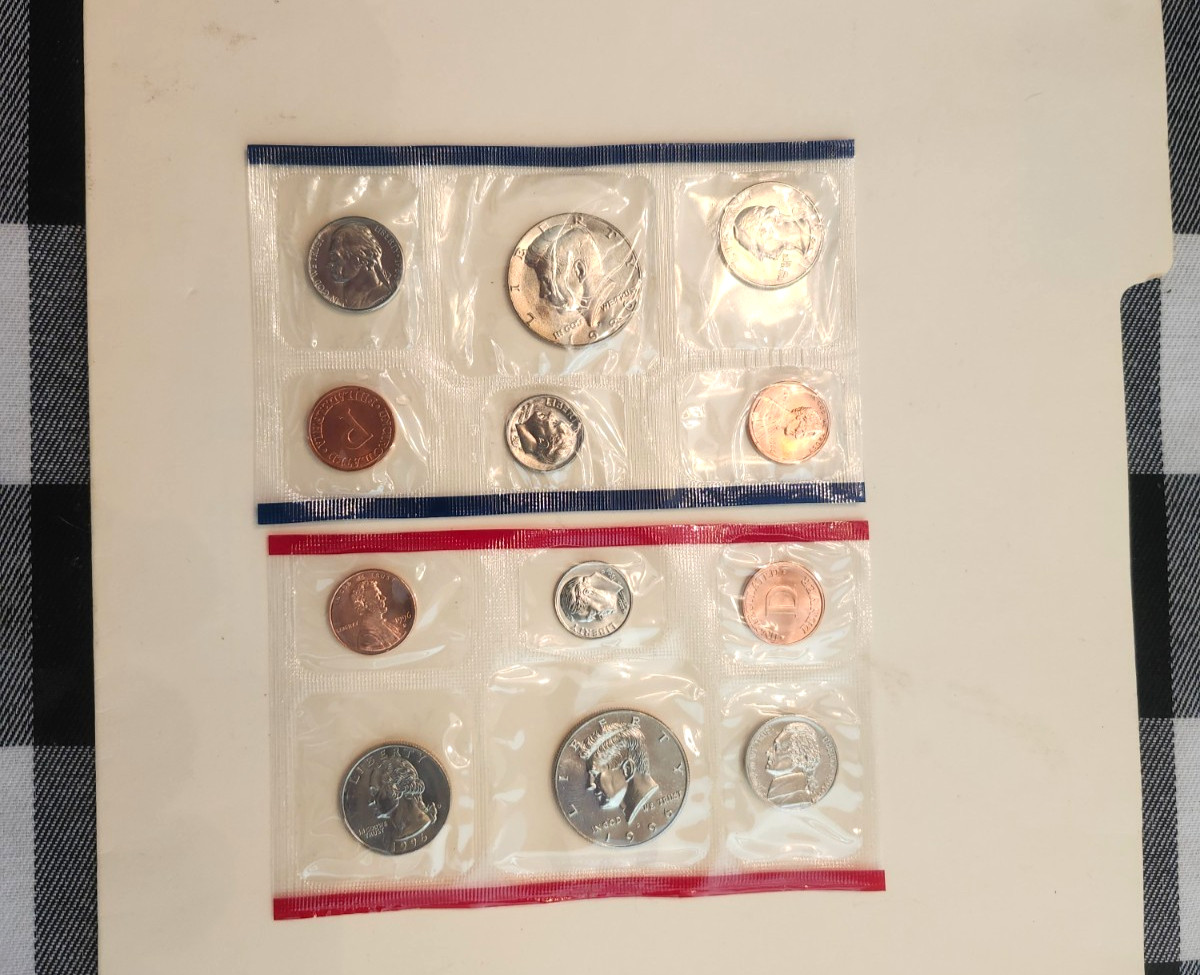 1986-P & 1996-D (5) COIN EACH MINT SETS