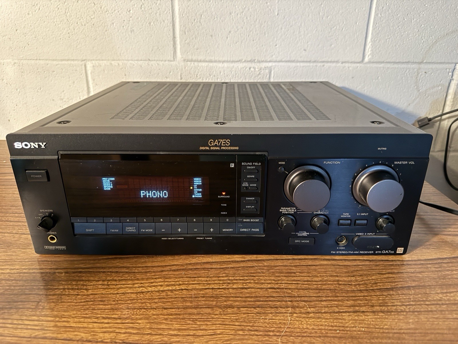 Sony STR-GA7ES Digital Signal Processing Receiver Tested-working