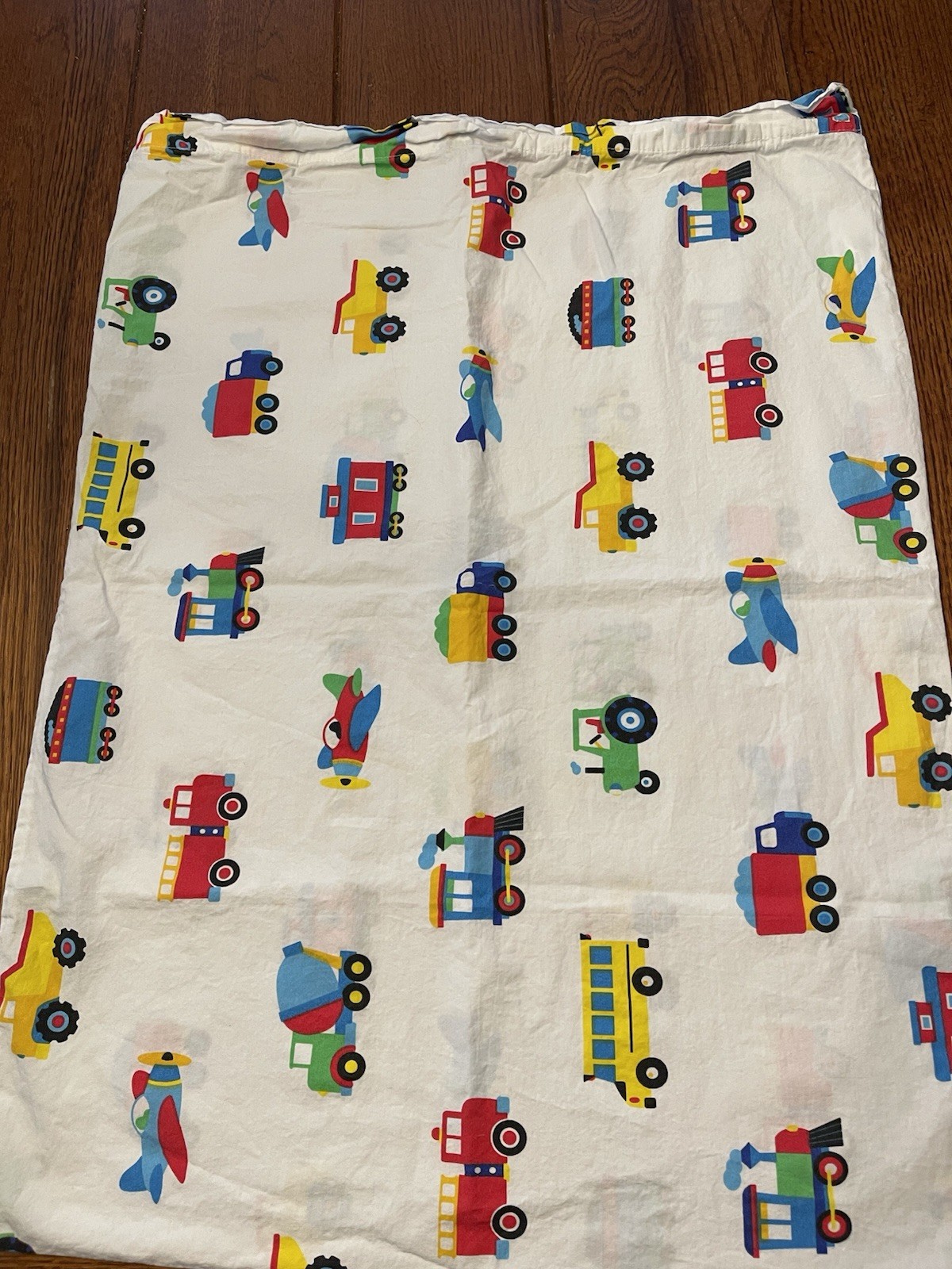 Wildkin Twin Size Pillowcase Trains Planes And Trucks Design 100 Cotton